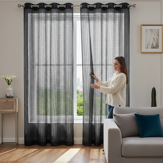 Lace Sheer Panel 84"