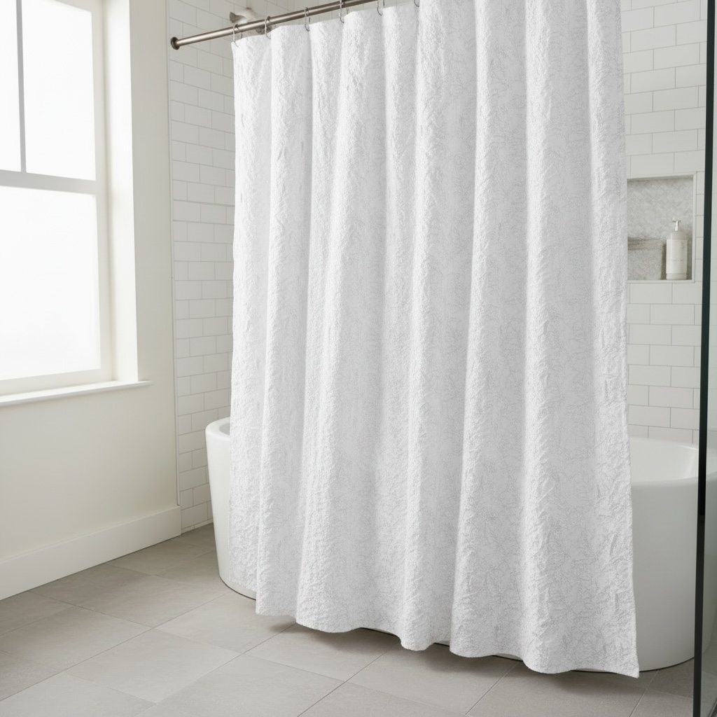 Shower Curtain with Hooks