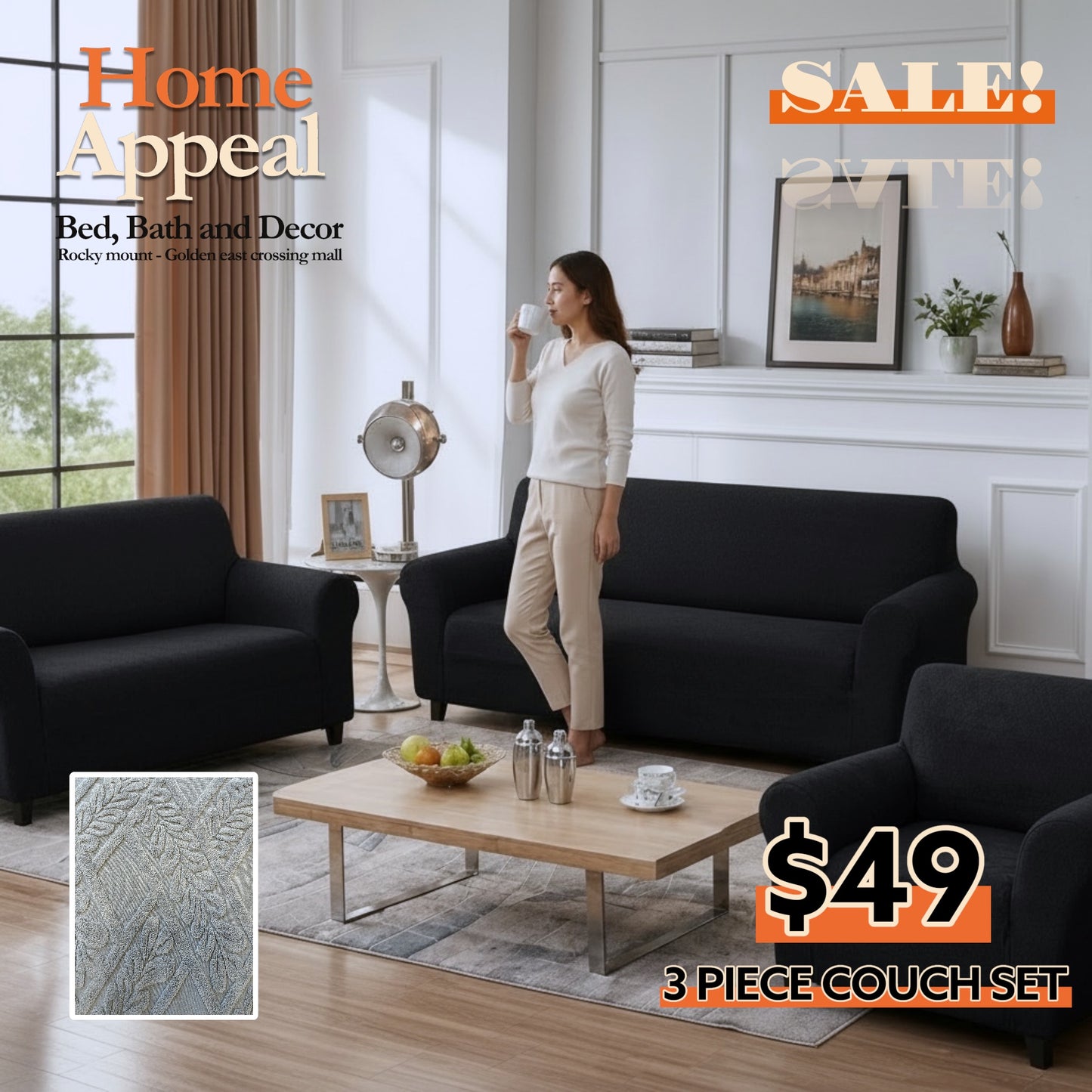 Couch Cover Set 7 Seats
