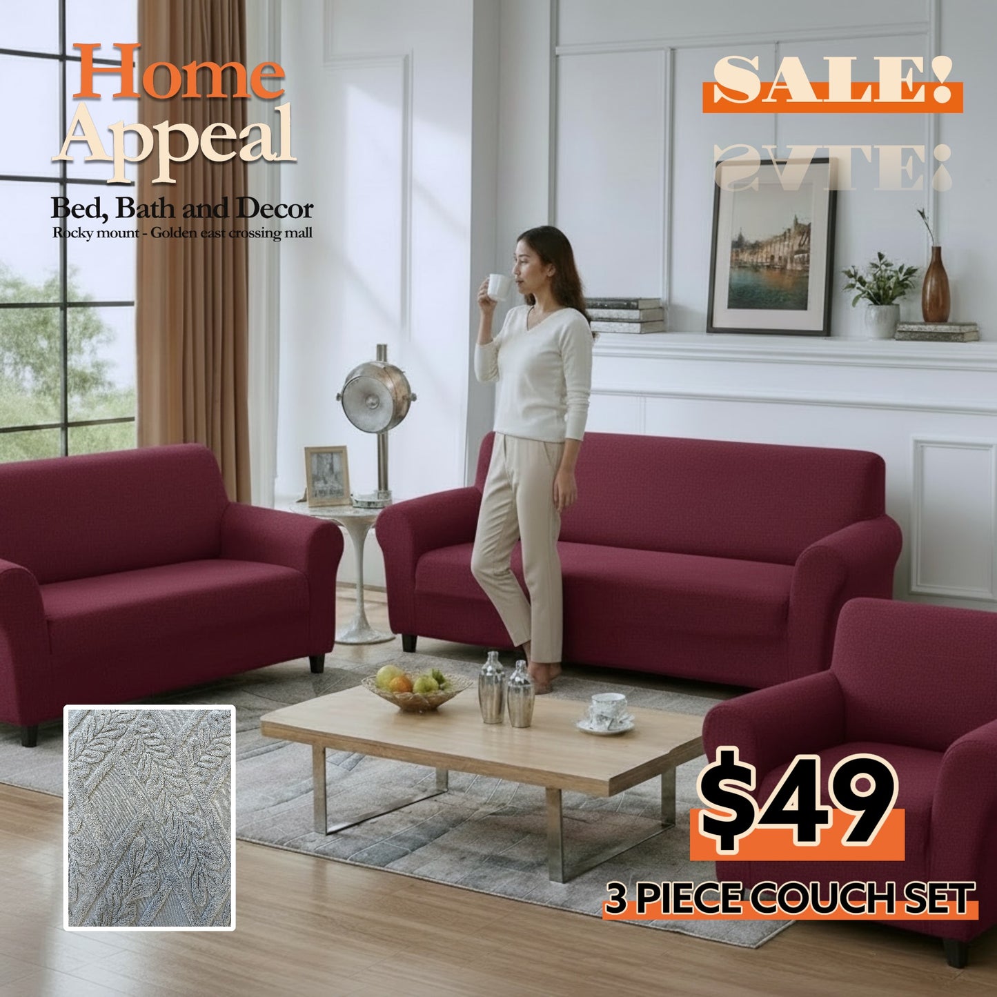 Couch Cover Set 7 Seats