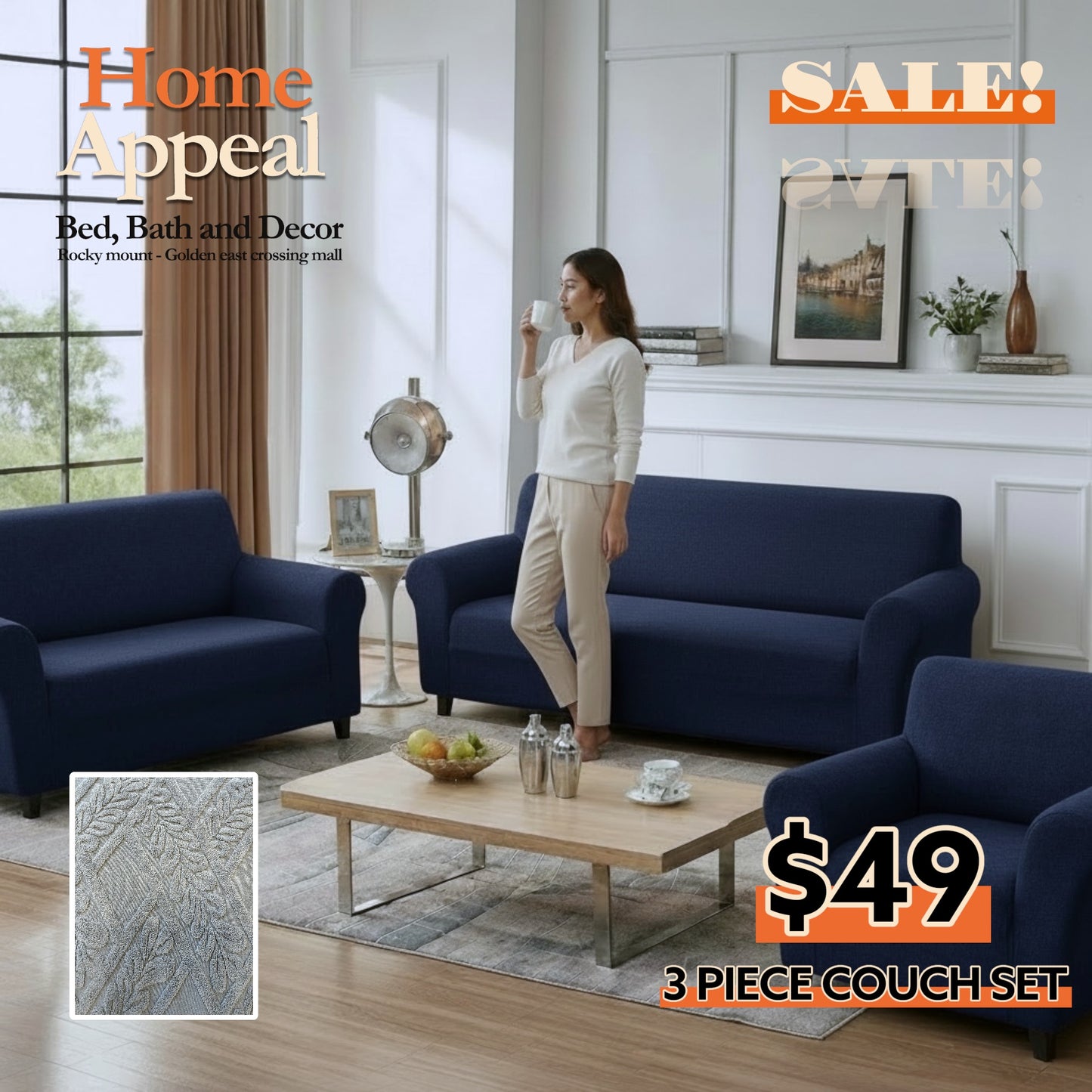 Couch Cover Set 7 Seats