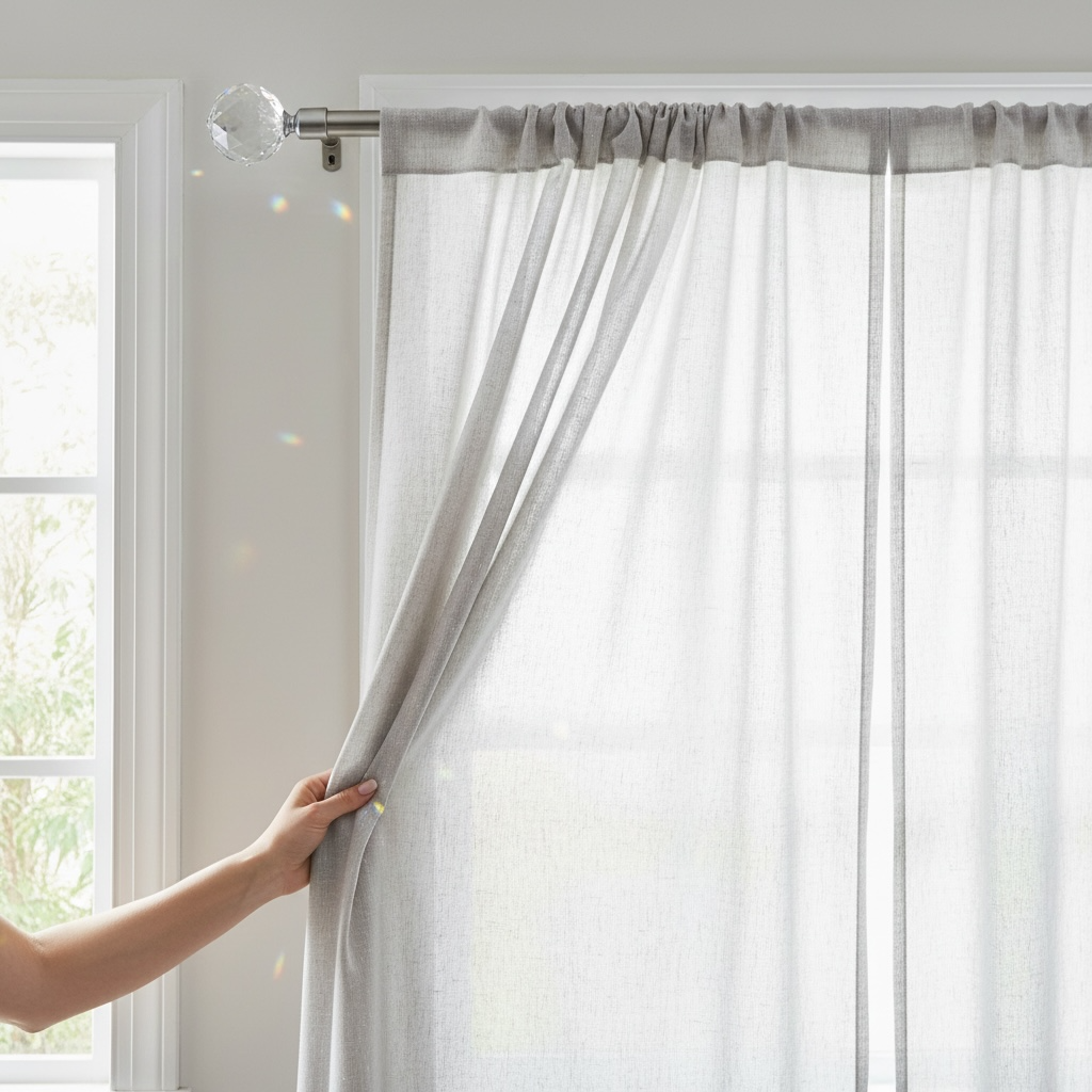 Silver Curtain Rods