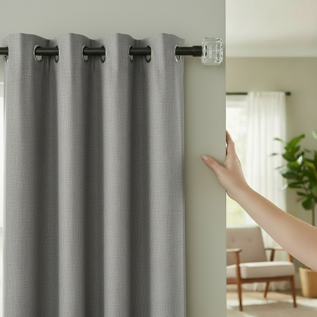 Black Curtain Rods