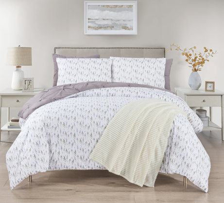King size reversable comforter set 8 piece