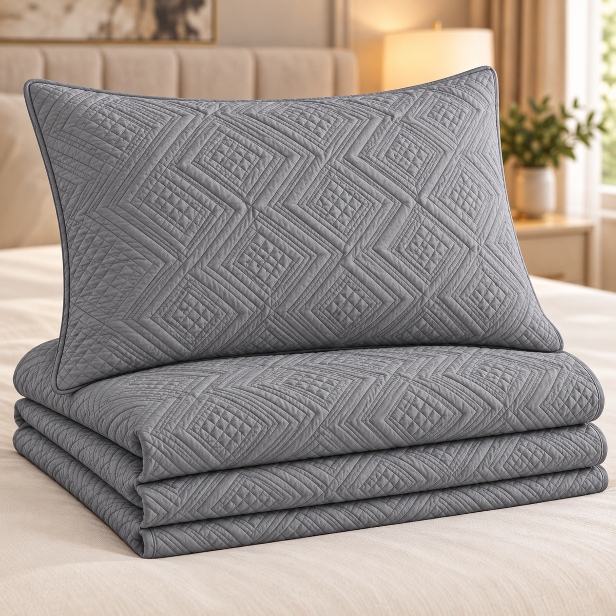 King size Quilt 3 Pieces