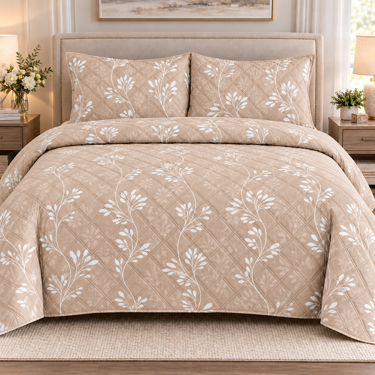 King size Quilt 3 Pieces