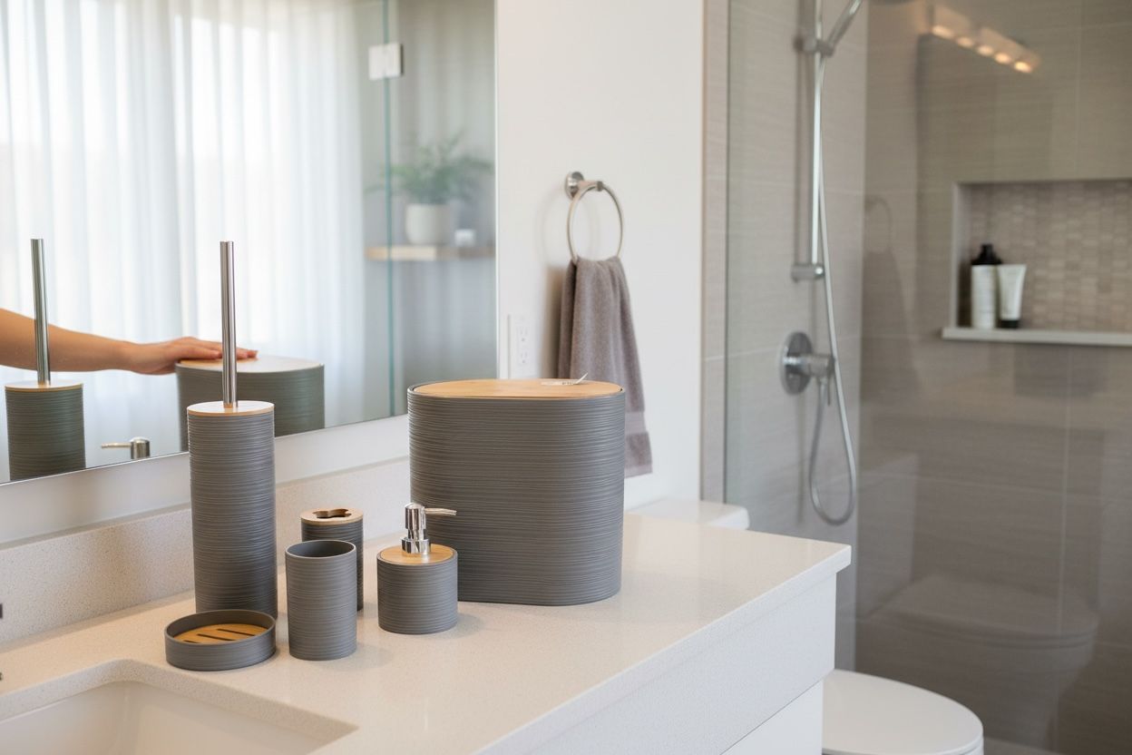 6 PC Bathroom Accessories Set