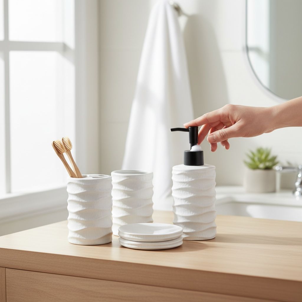 Bathroom Accessories Set 4 PC