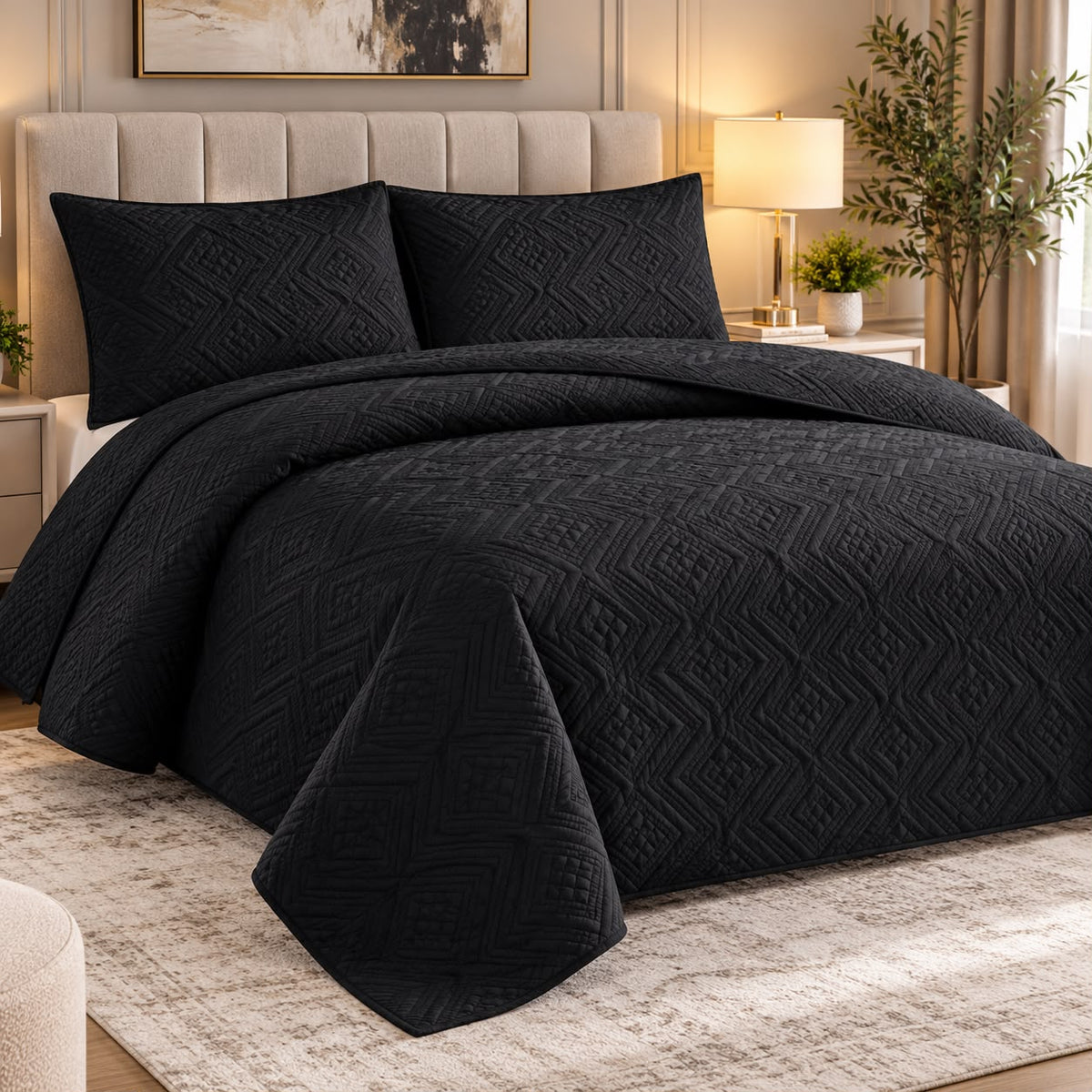 King size Quilt 3 Pieces