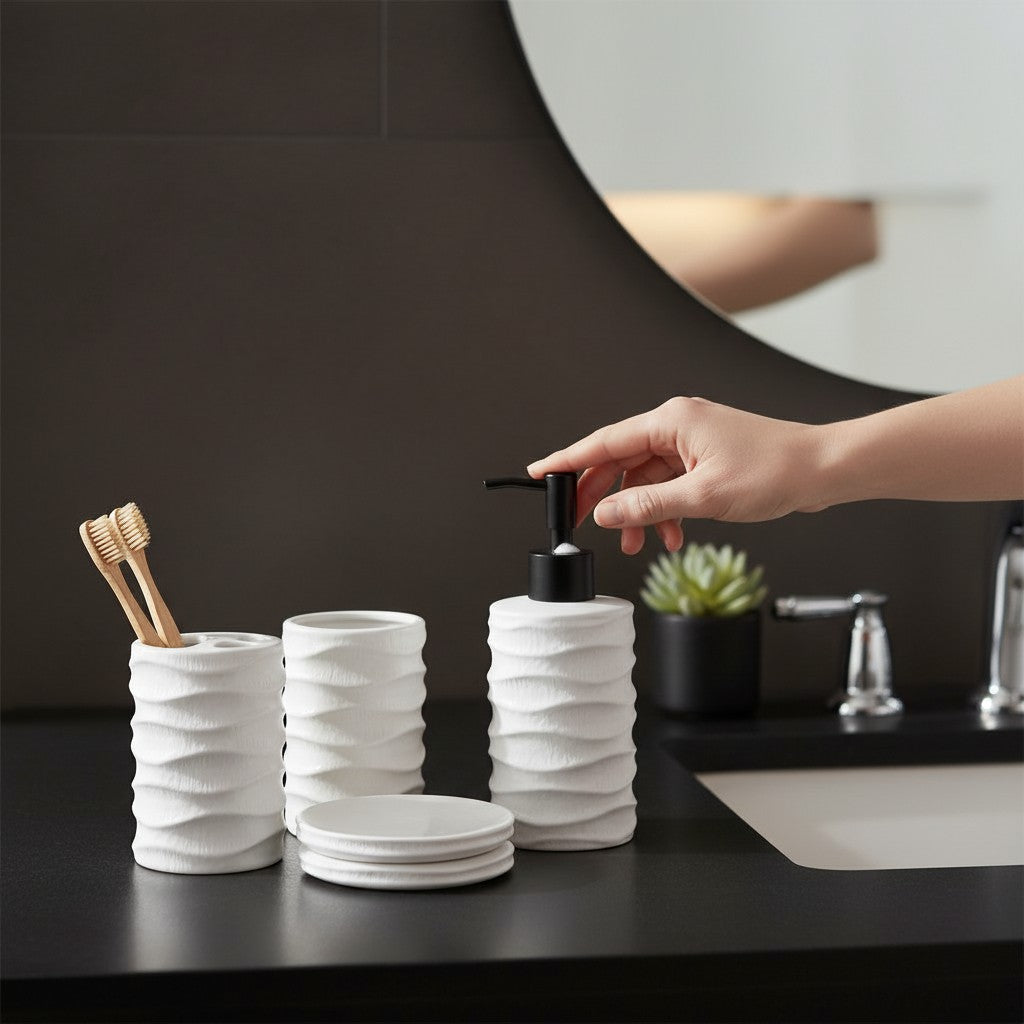 Bathroom Accessories Set 4 PC