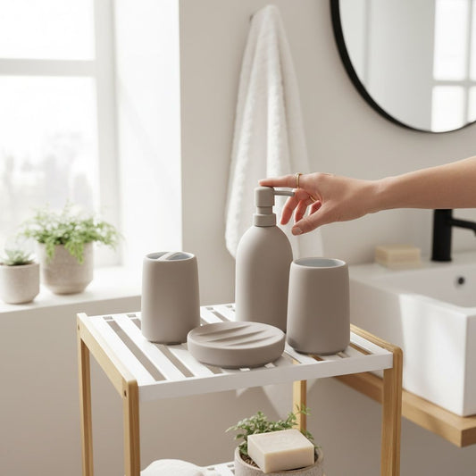 4 Piece Bathroom Set