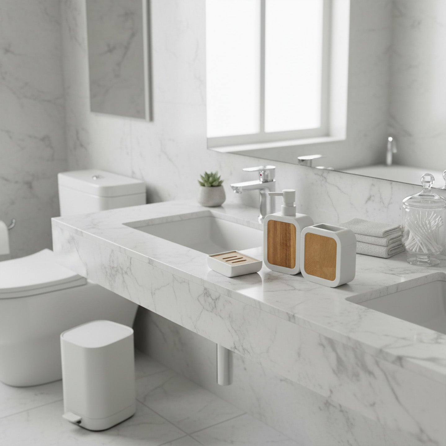 Bathroom Dustin Set 5 Piece