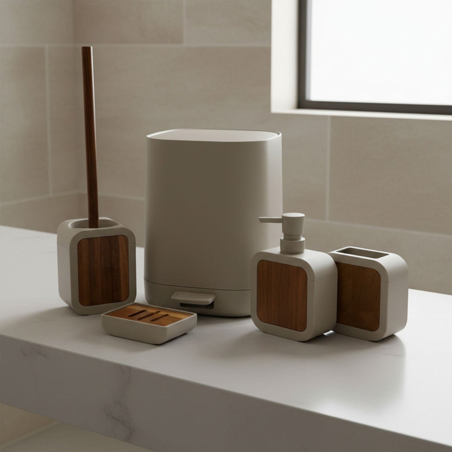 Bathroom Dustin Set 5 Piece