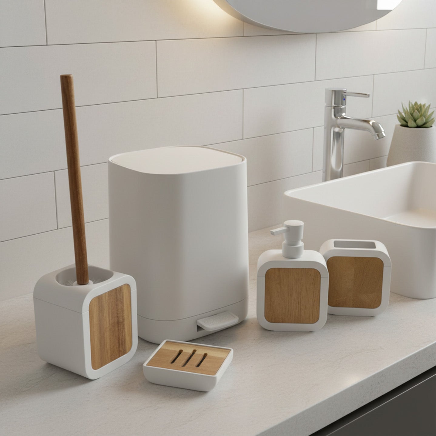 Bathroom Dustin Set 5 Piece